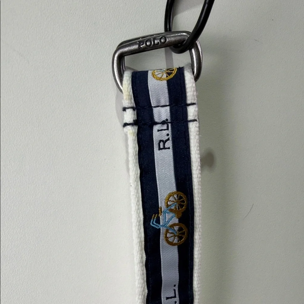 Polo by Ralph Lauren Kids Belt - Navy and White 28 inches